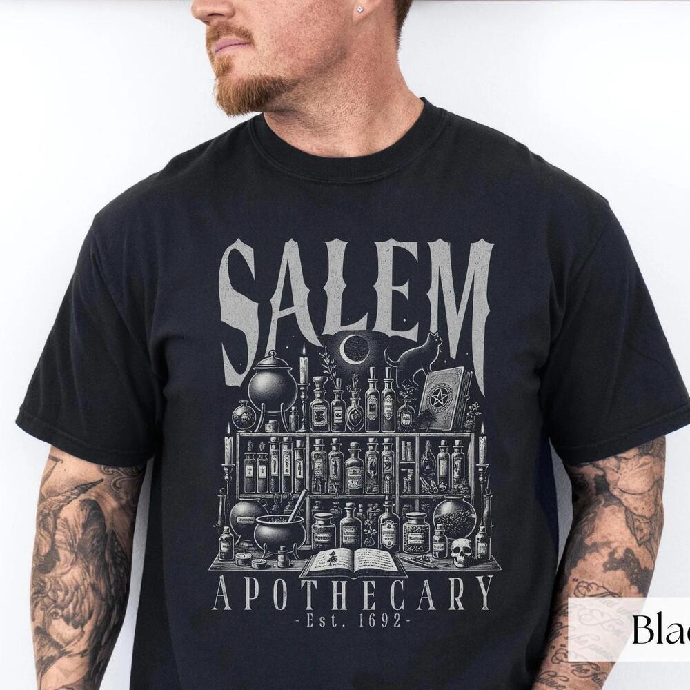 Salem Apothecary Est 1692 Shirt, Cute Halloween Shirt, Salem University
